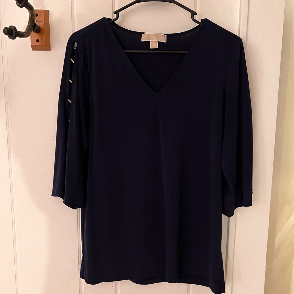 Navy blue Michael Kors blouse
